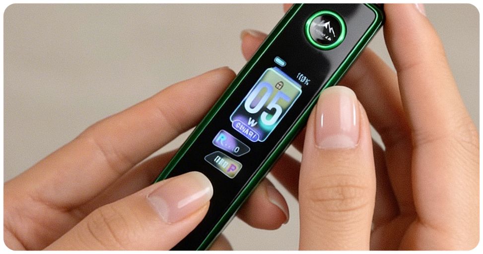 cigarette électronique avec écran tactile